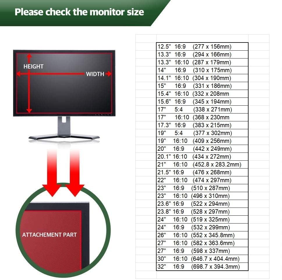 BozaBoza Product Size List